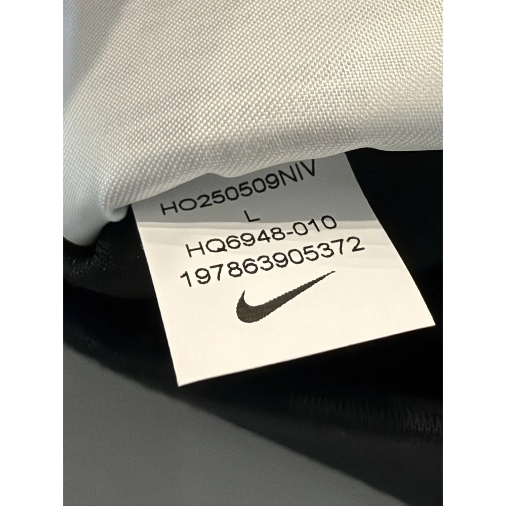 Nike 24.7 Mens Black Cardigan Large Dri-FIT Snap-Button HQ6948-010